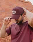 Fairway Essentials Dark Cherry Eagle Hat