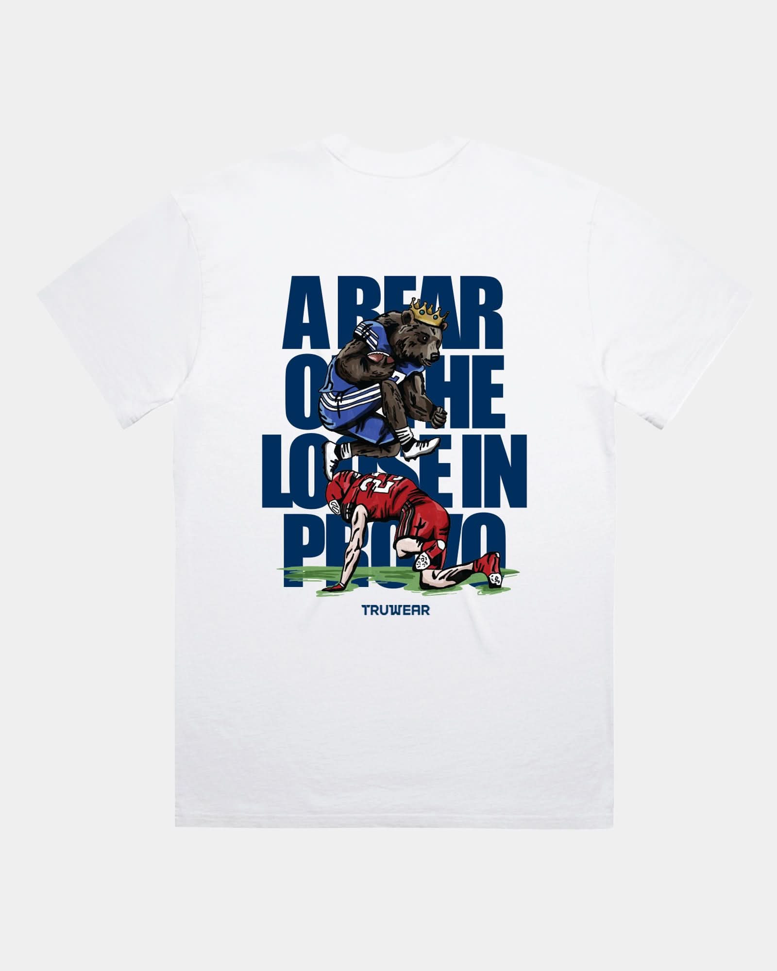 LE BYU Air Bear T-Shirt White Youth and KIds