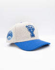 BYU Light Grey & Royal Brim Wool Fade Hat