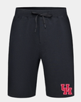 University of Houston Peak Sweat Black Shorts
