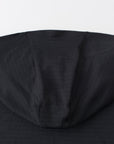 Hooded Cardinal Long Sleeve Black Workout Shirt - Cardinal