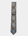 Immortal Tartan Cream Red Tie - Cream