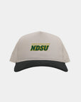 North Dakota State Cream Black Cord Brim Fade Hat