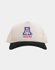 University of Arizona Cream Black Cord Brim Fade Hat