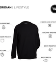 Meridian Black Crewneck - Black