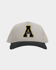 App State Cream Black Cord Brim Fade Hat