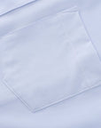 Phenom Classic Light Blue Short Sleeve Dress Shirt - Blue