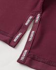 Monarch Polo Dark Cherry Logo Lining