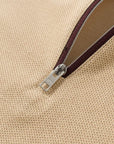 Vanguard Zip Polo Tan Front Zipper