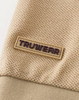 Vanguard Zip Polo Tan Tag