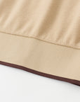 Vanguard Zip Polo Tan Hem