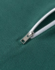 Vanguard Zip Polo Fairway Green