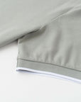 Vanguard Zip Polo Slate Green Sleeve