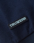 Vanguard Zip Polo Navy Tag