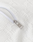 Titan Polo White Front Zipper