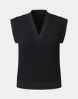 Titan Womens Blade Sleeveless Polo Black
