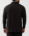 Legacy Long Sleeve Black Polo Back 2