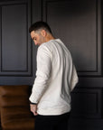 Meridian Ecru Crewneck - Ecru