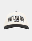 Salt Lake City Hockey Otto Hat Cream & Black