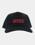 SDSU Black Full Cord Fade Hat