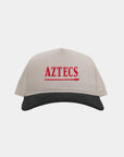 SDSU Cream Black Cord Brim Fade Hat