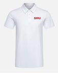 SMU Crest 2.0 Polo Light Grey