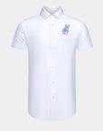 SMU Phenom Classic White Short Sleeve Dress Shirt