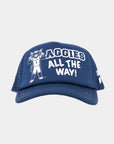 Foam Trucker Hat Navy Aggies Fight Song