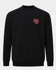 UofU Meridian Black Crewneck