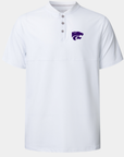 Kansas State Crown Blade Polo White