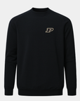 Purdue Meridian Black Crewneck