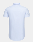 Phenom Classic Light Blue Short Sleeve Dress Shirt - Blue
