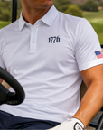 Crest 2.0 Polo White 4th of July 1776
