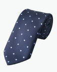Immortal Navy Polka Dot Tie - Navy
