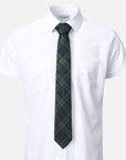Immortal Green & Navy Plaid Tie - Green &