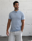 Summit Polo Heather Blue - Heather