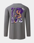 Weber State University Slam Dunk Spectacle 2.0 Charcoal Long Sleeve