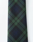 Immortal Green & Navy Plaid Tie - Green &