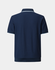 Vanguard Zip Polo Navy Back