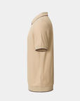 Vanguard Zip Polo Tan Side
