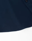 Phenom Classic True Navy Short Sleeve Dress Shirt - Navy