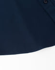 Phenom Classic True Navy Short Sleeve Dress Shirt - Navy