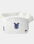 BYU Static White Crossbody