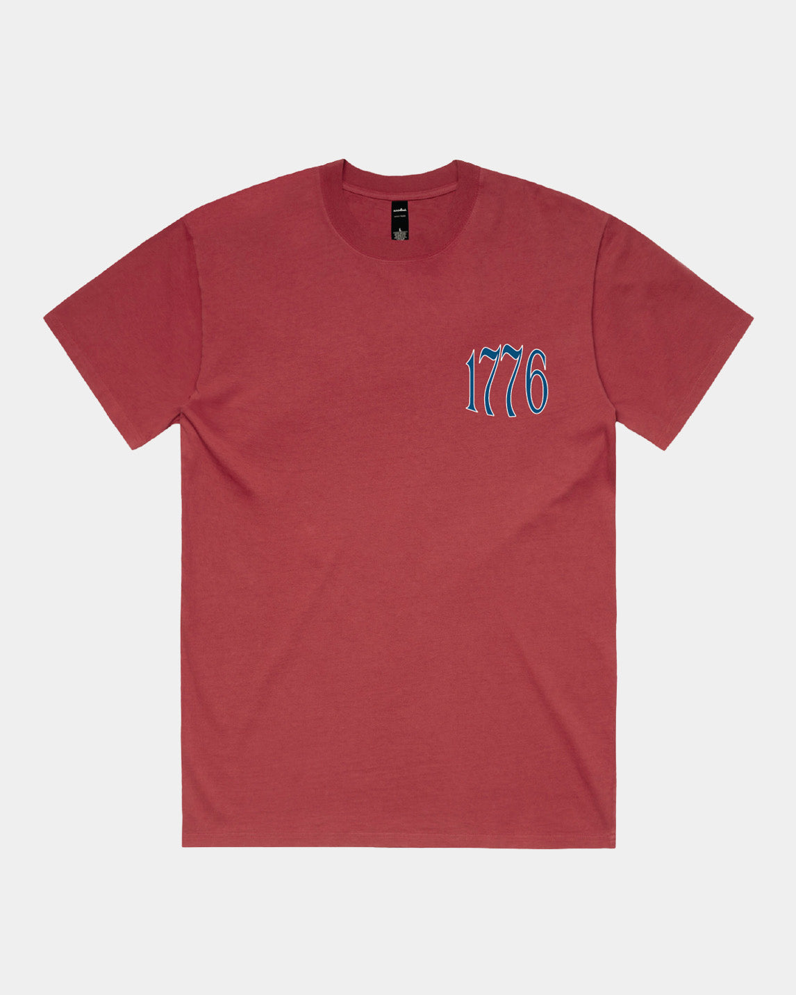 4th of July 1776 USA Faded Cardinal T-shirt