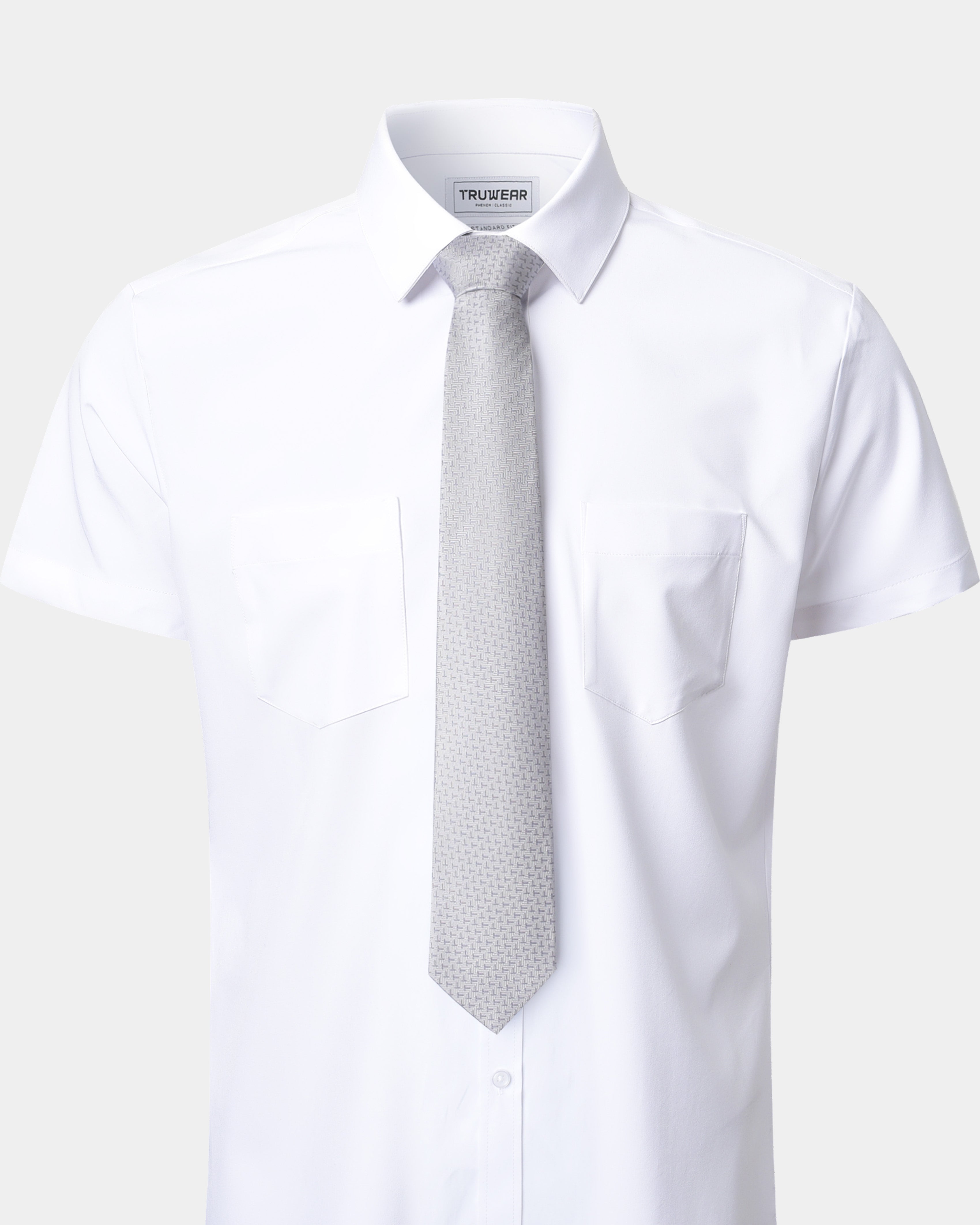 Elite Silk Tie T Pattern Creme