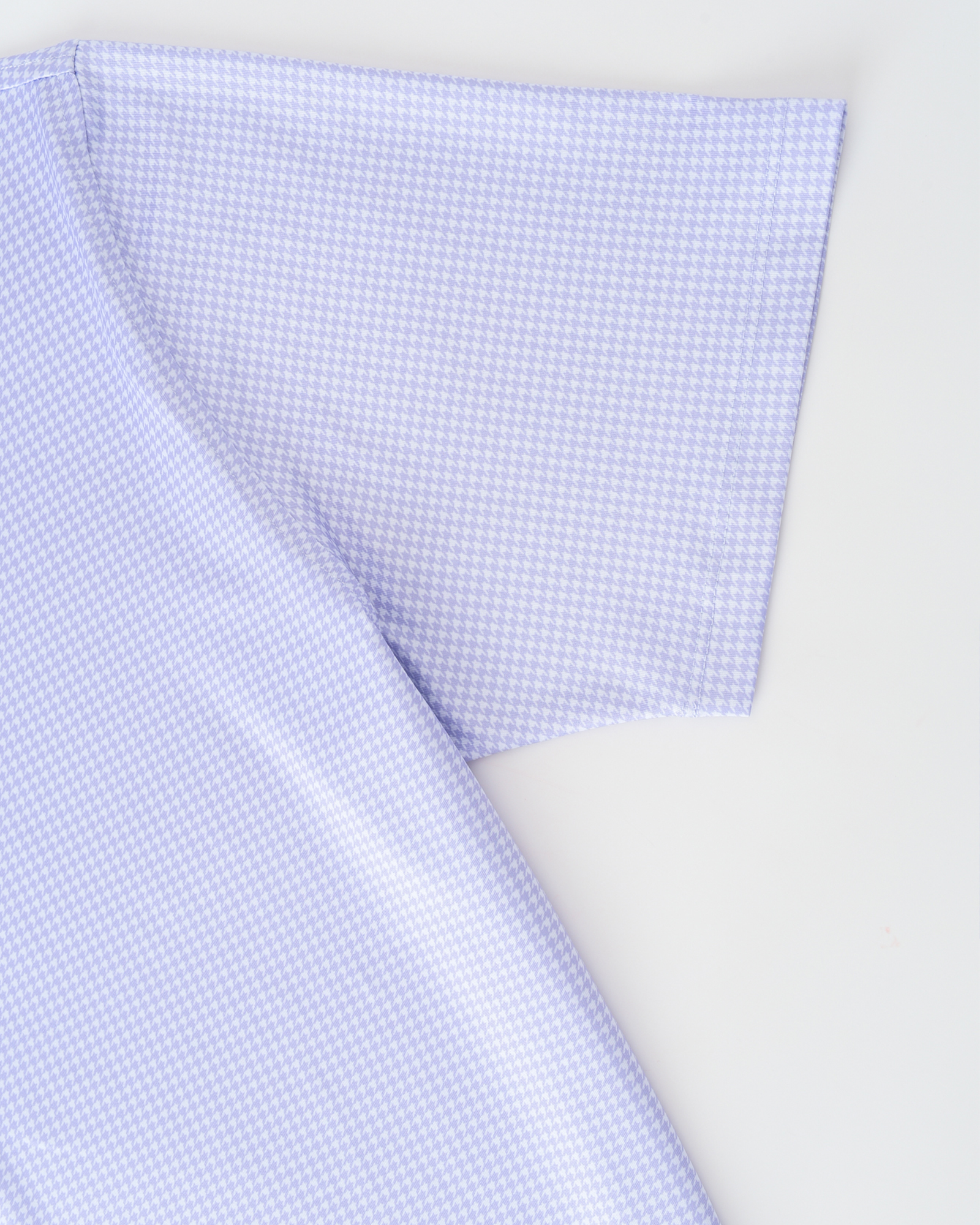 Elevation Polo Purple Houndstooth - Purple