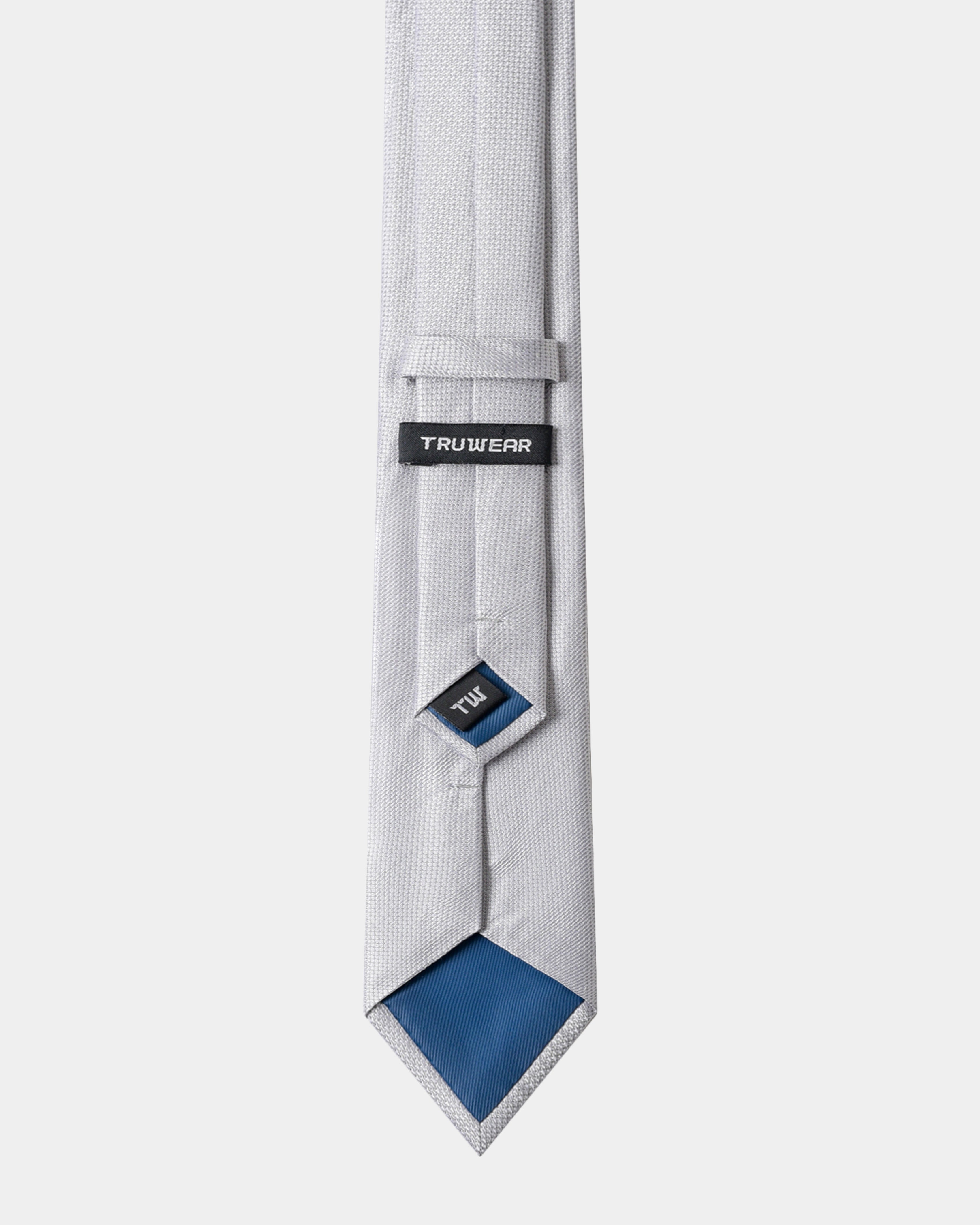 Elite Silk Tie Geometric Pattern Creme