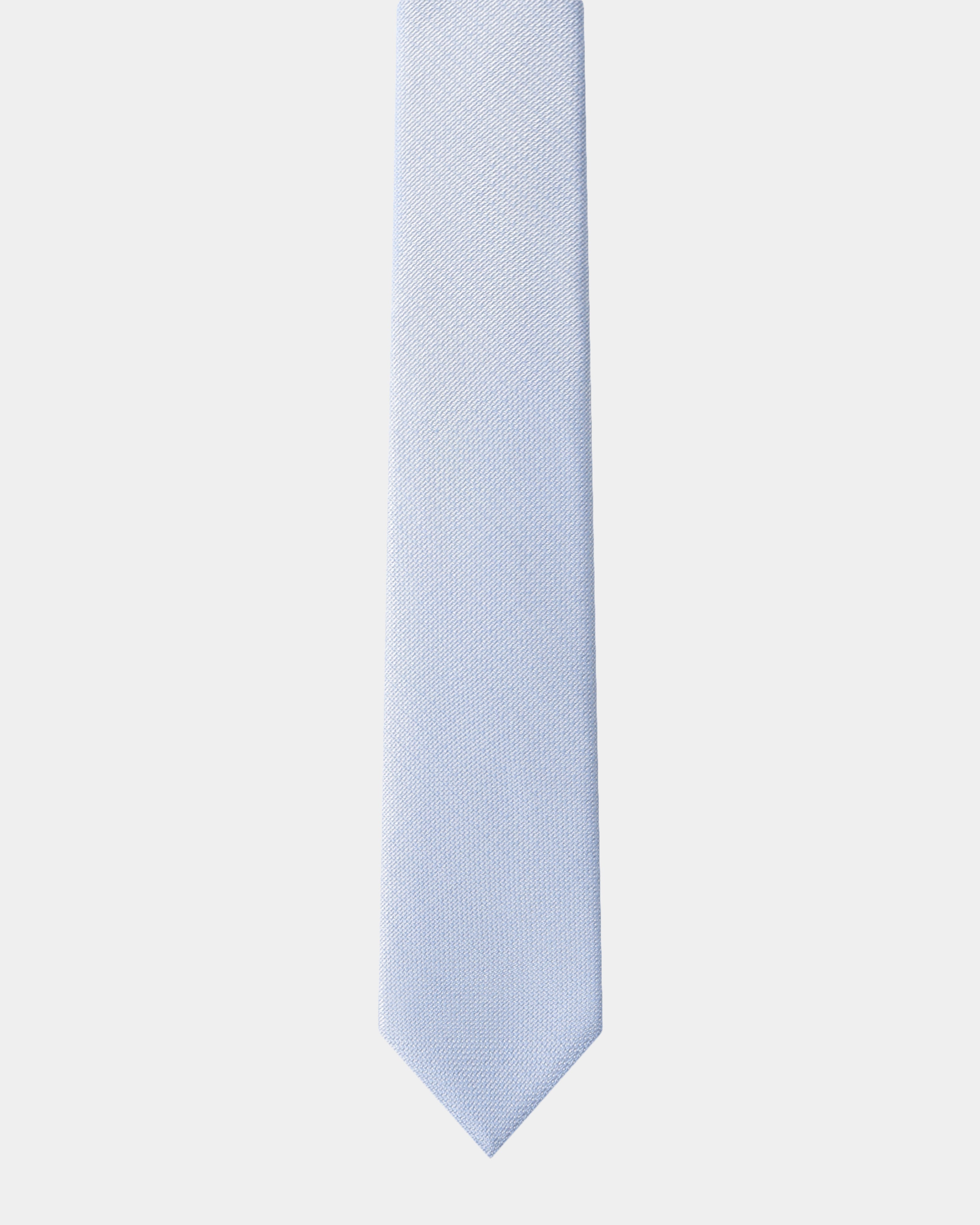 Elite Silk Tie Geometric Pattern Light Blue