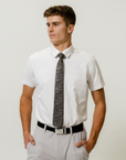 Phenom Classic White Short Sleeve Dress Shirt
