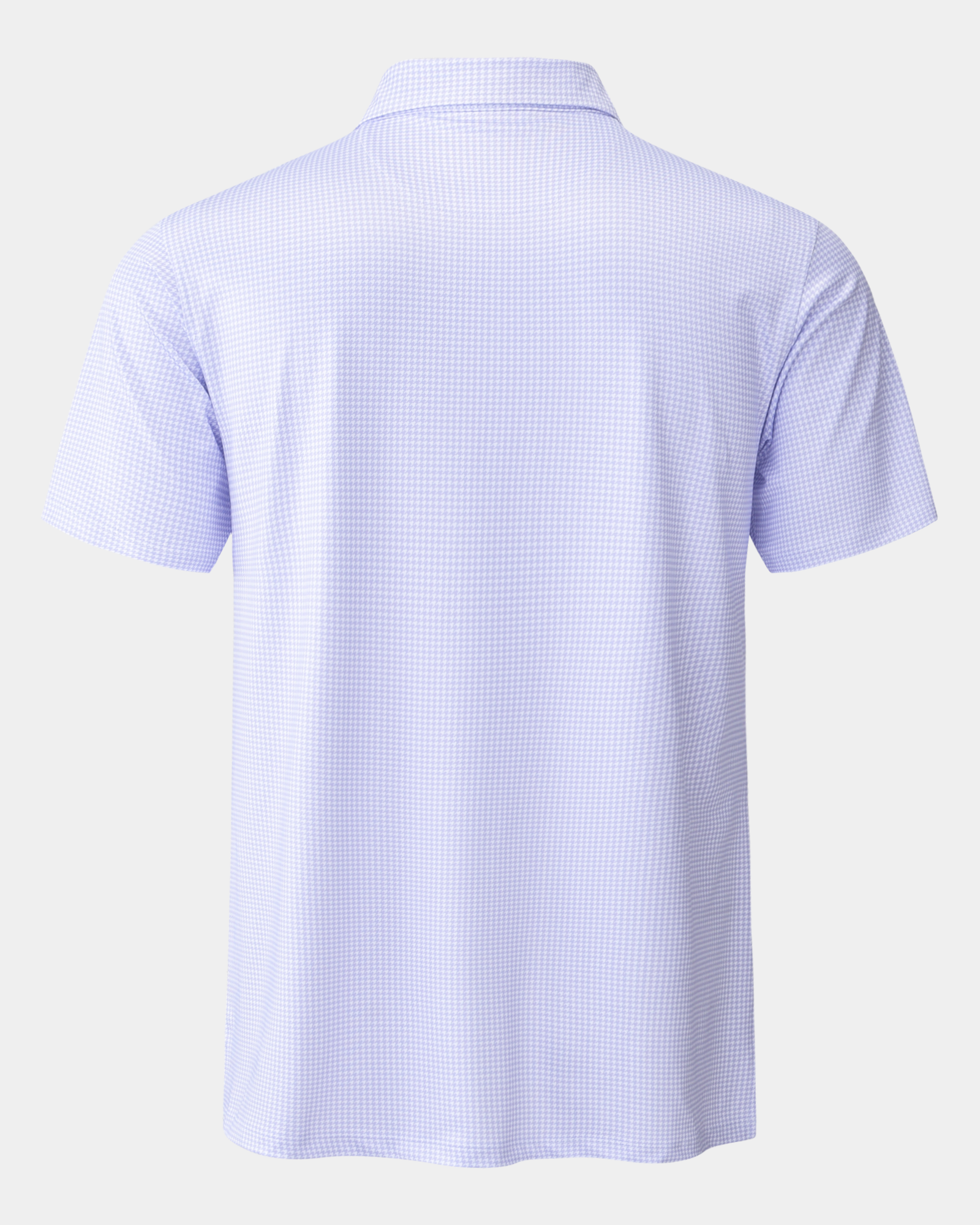 Elevation Polo Purple Houndstooth - Purple